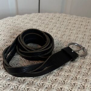 Lands’ End Braided Leather Belt
